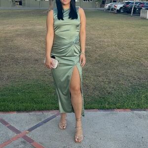 USED Once- Abercrombie & Fitch Draped Skirt Maxi Dress( Petite)